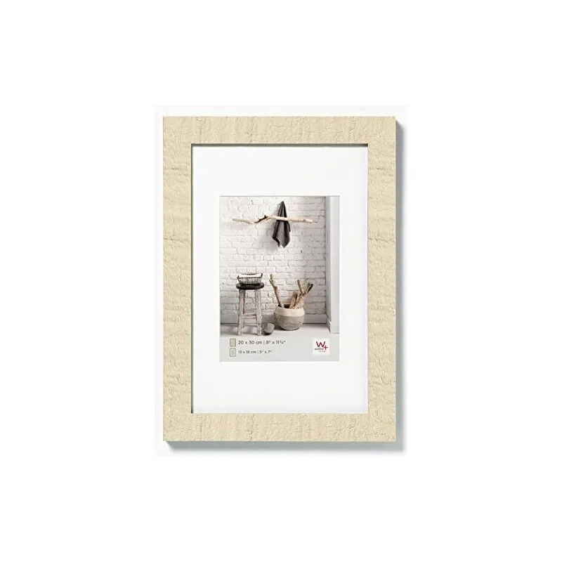 Home Photo Frame, Legno, Bianco, 30 x 40 cm - Walther Design