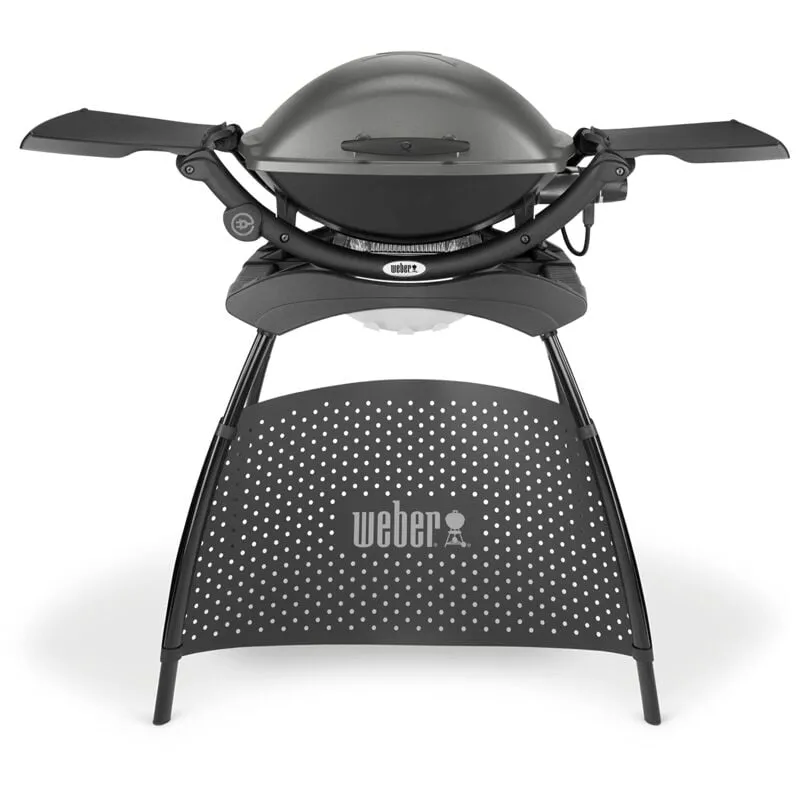 Q2400 Barbecue Elettrico, 55 x 39 cm, con supporto, Dark Grey (55020053) - 