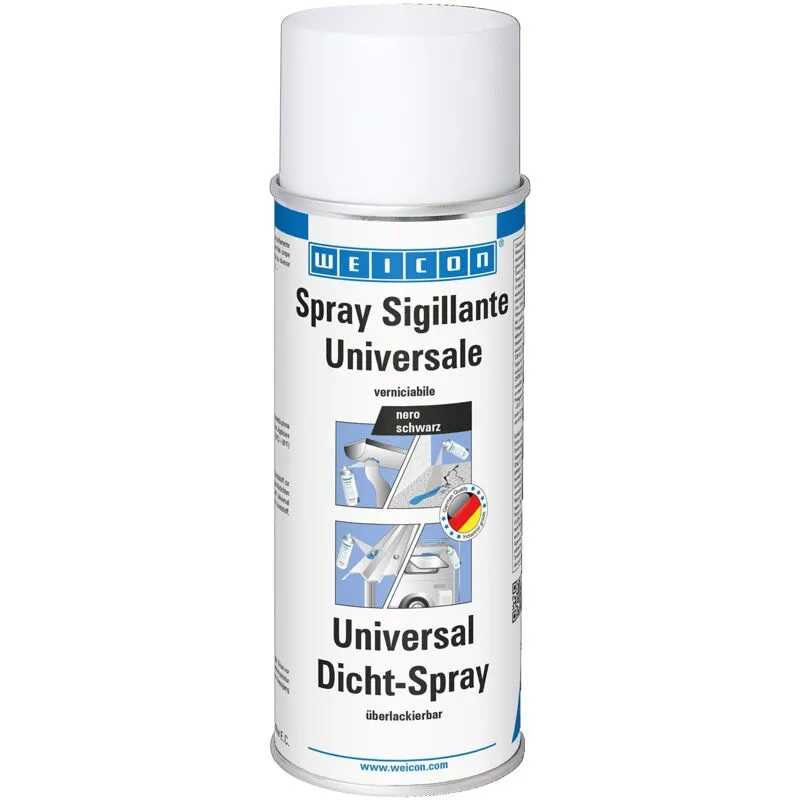 Spray Sigillante Impermeabilizzante Universale nero 400 ml - Plastica liquida impermeabile - 