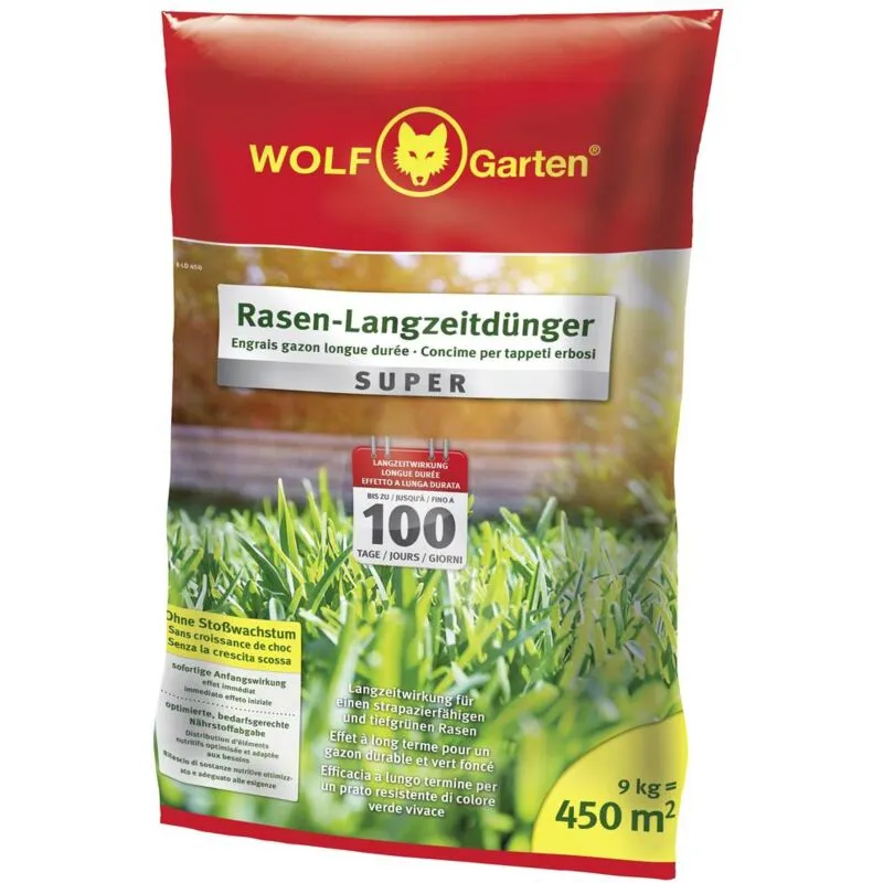 3831045 r-ld 450 concime a lungo termine per prato - 450 mq 1 pz. - Wolf-garten