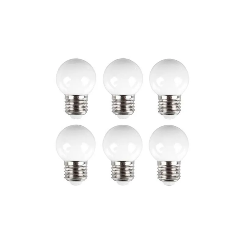  - Lampade led bianco caldo - 6 pz