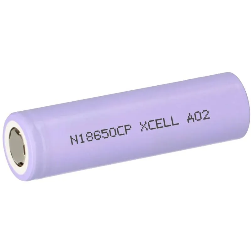 N18650CP-35E Batteria ricaricabile speciale 18650 Flat Top Li-Ion 3.6 v 3350 mAh - Xcell