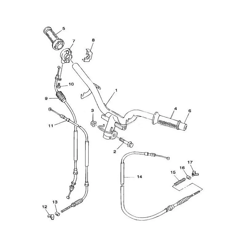 4KC-F6341-00 Cavo freno anteriore Cygnus 125 '94/98 - 