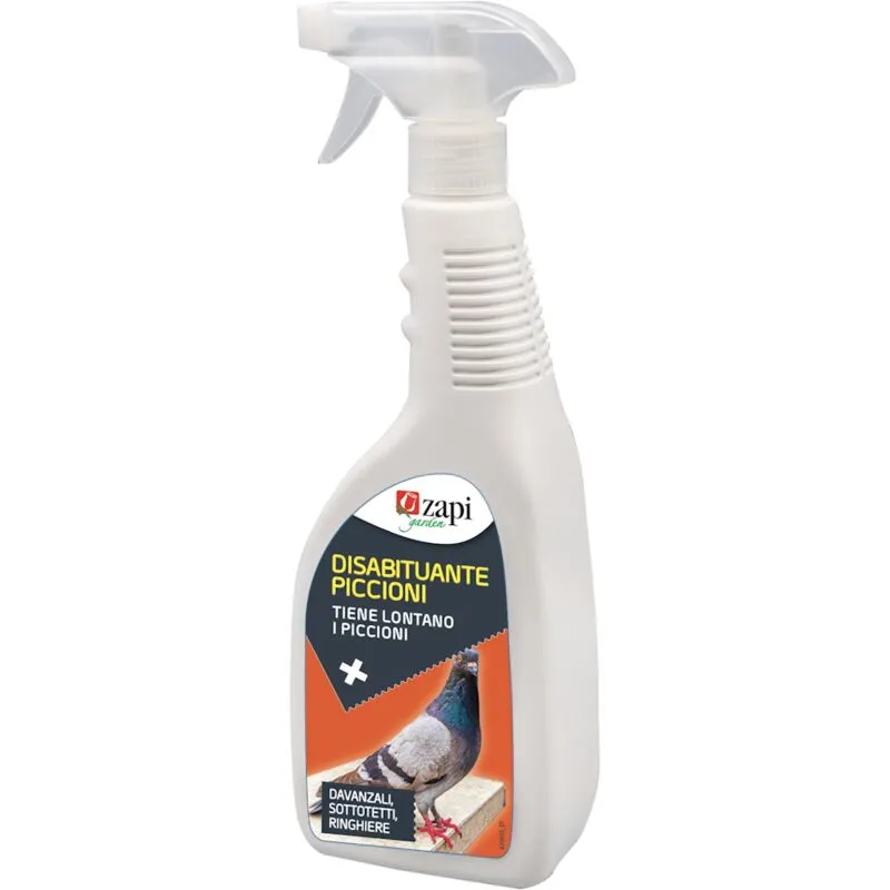 Disabituante piccioni spray per allontanare piccioni pronto all'uso 750 ml - Zapi