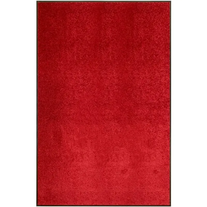 Zerbino Lavabile Rosso 120x180 cm - Vidaxl