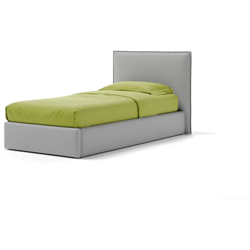 Cangu' - Letto Contenitore Made In Italy Cangù zoom singolo similpelle grigio