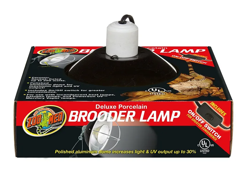 Zoomed Deluxe Porcelain Clamp Lamp 22cm - porta lampada in ceramica ad alta resistenza