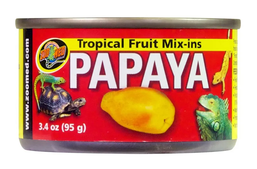 Zoomed Tropical Fruit Mix-ins Papaya 113gr - salsa in scatola da utilizzare in diete fresche o secche
