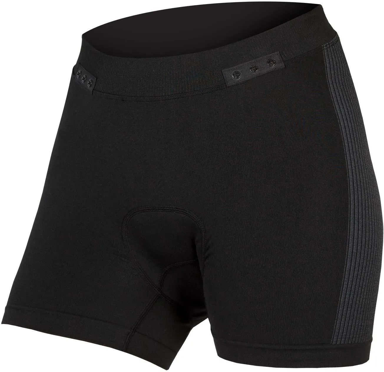  Women's Engineered Padded Boxer 0, Black