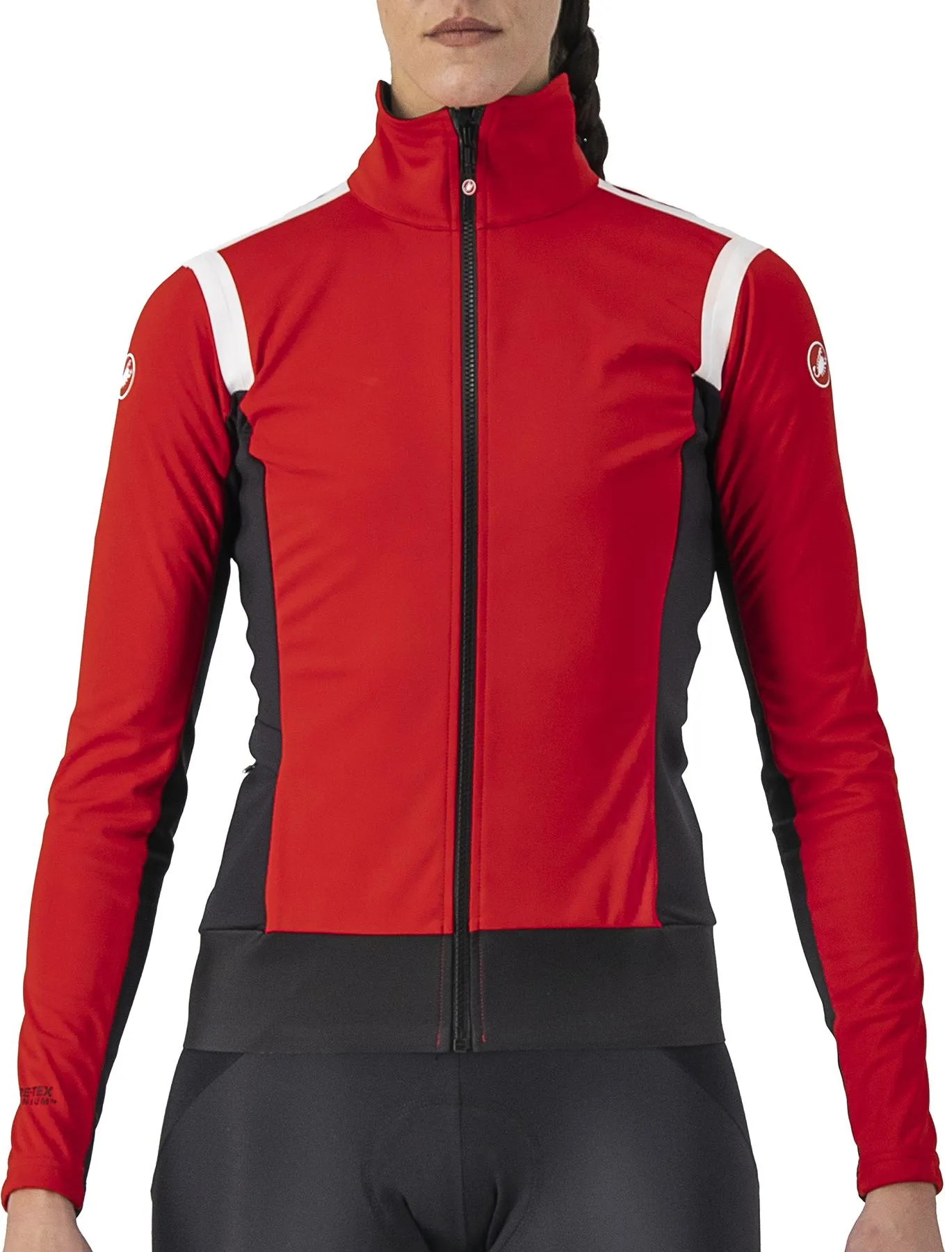  Women's Alpha ROS 2 Light Jacket, Red/Black/White