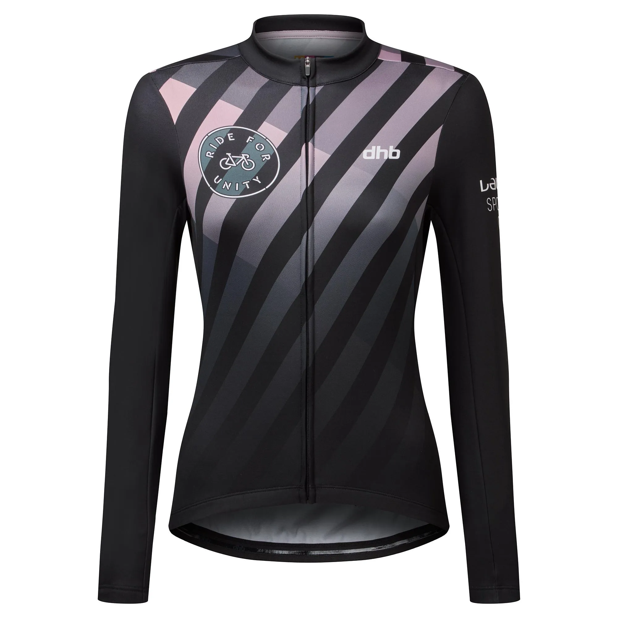 dhb Ride for Unity Women's Long Sleeve Jersey, Black/Pink