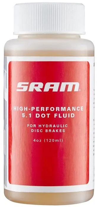  DOT 5.1 Hydraulic Bike Disc Brake Fluid, 120ml (4oz)