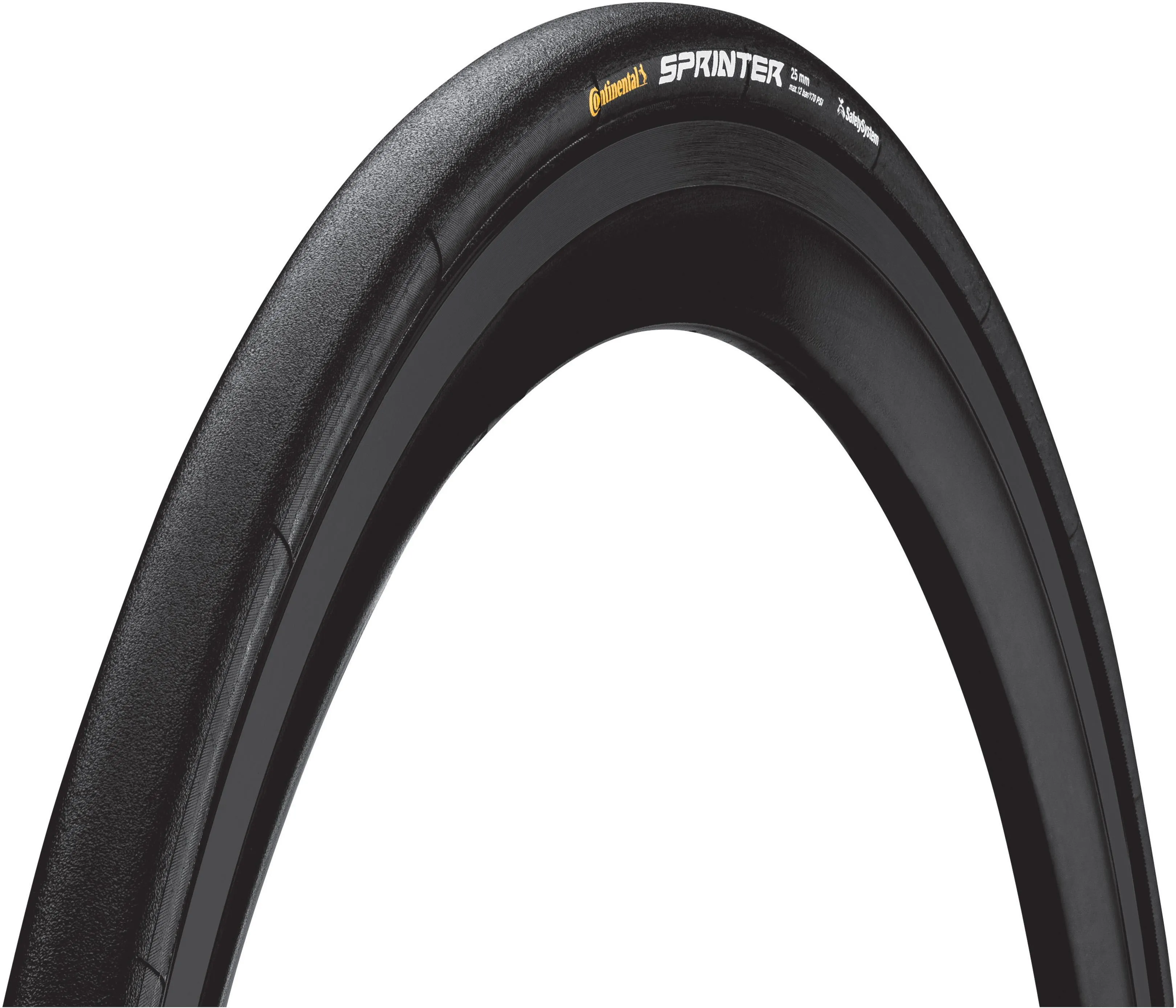  Sprinter Tubular Road Bike Tyre, Black
