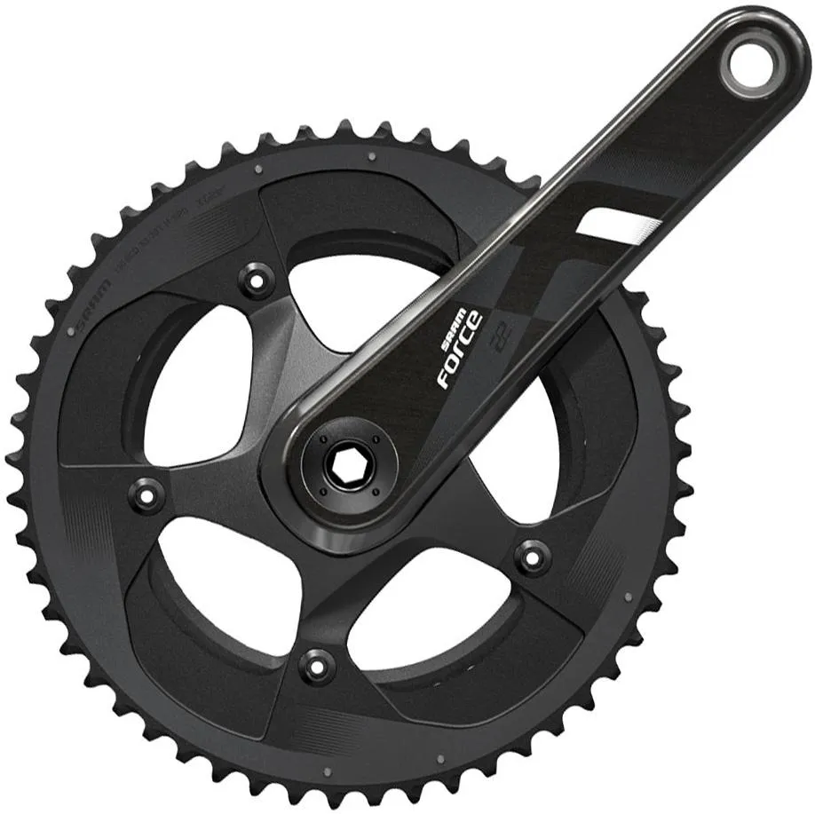  Force 22 GXP 11sp Road Double Chainset, Black/Grey