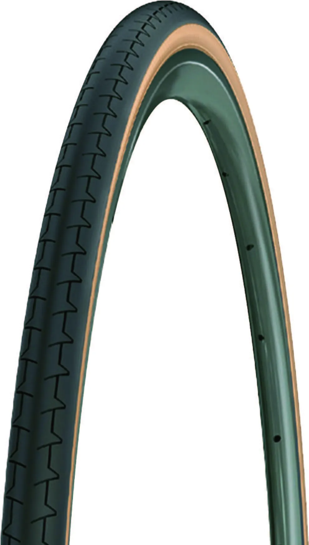 Michelin Dynamic Classic Road Bike Tyre, Black/Tan Wall