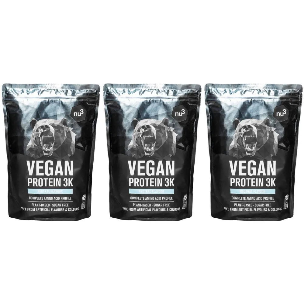 nu3 Vegan Protein 3K Neutro Set da 3