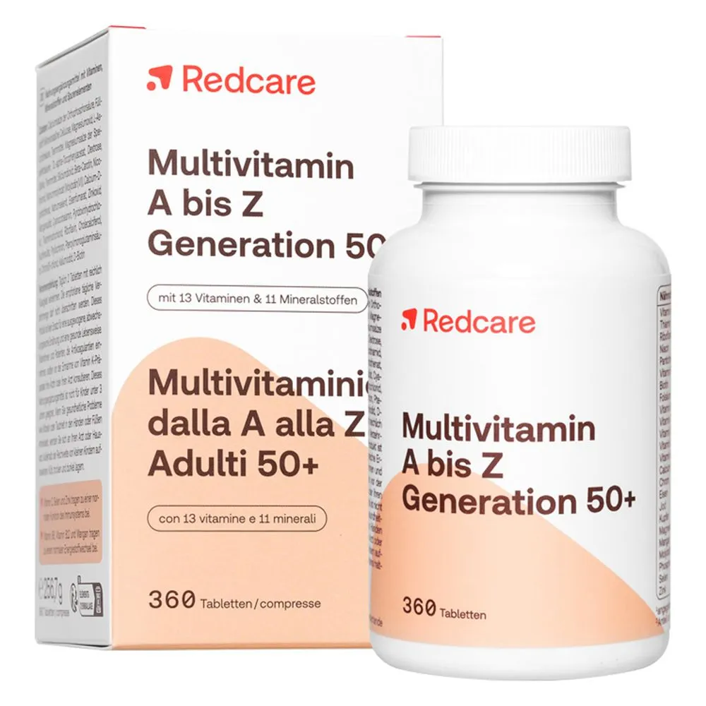 Redcare Multivitaminico dalla A alla Z 50+