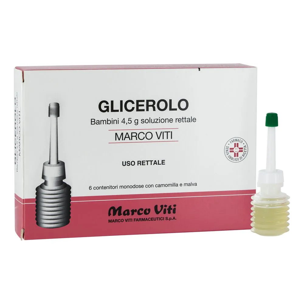 GLICEROLO Marco Viti Bambini 4,5 g Soluzione Rettale