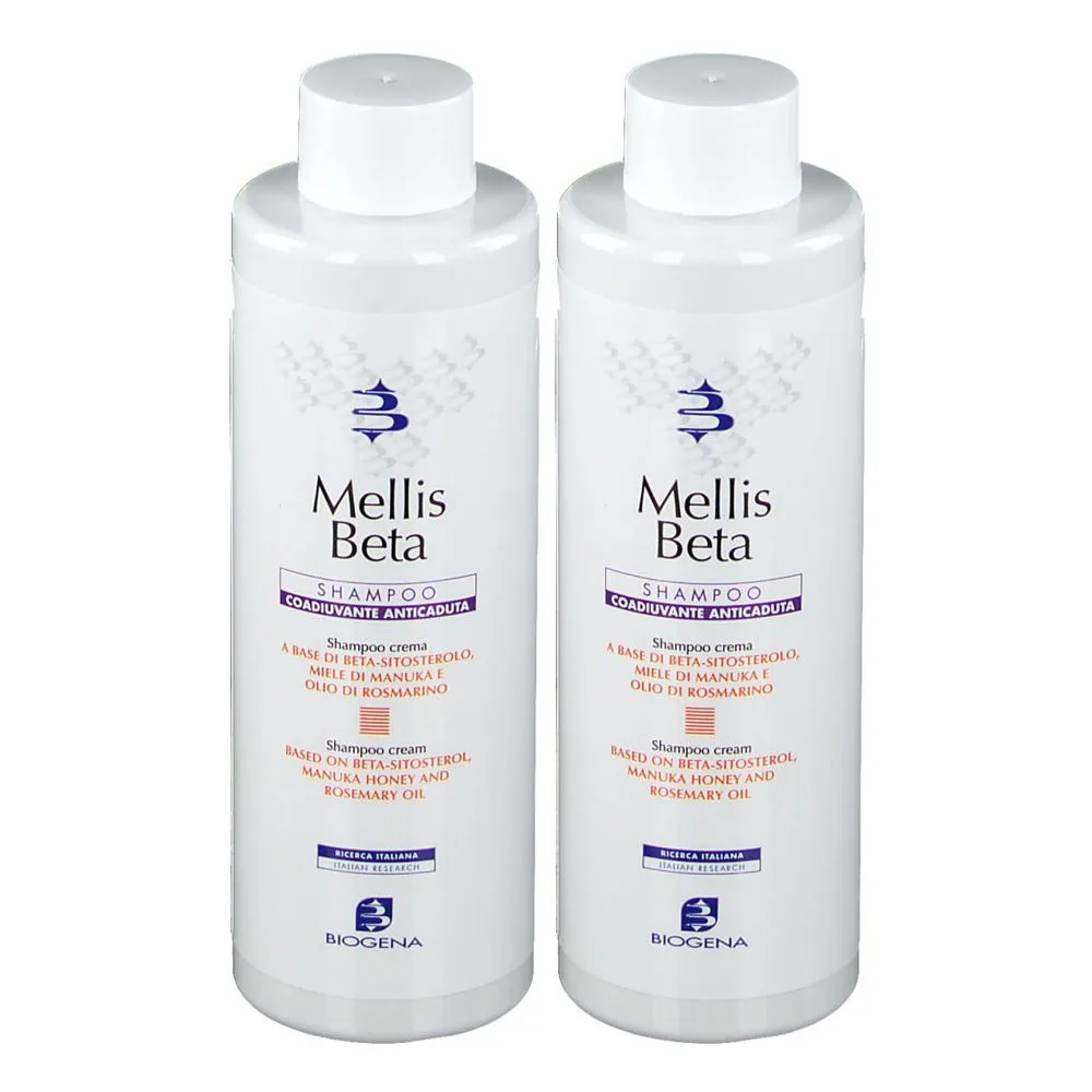 Mellis Beta Shampoo Anticaduta​ Set da 2