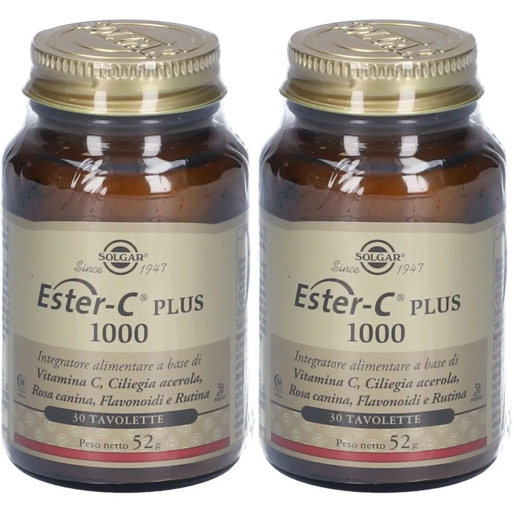 SOLGAR® Ester-c Plus 1000 Set da 2