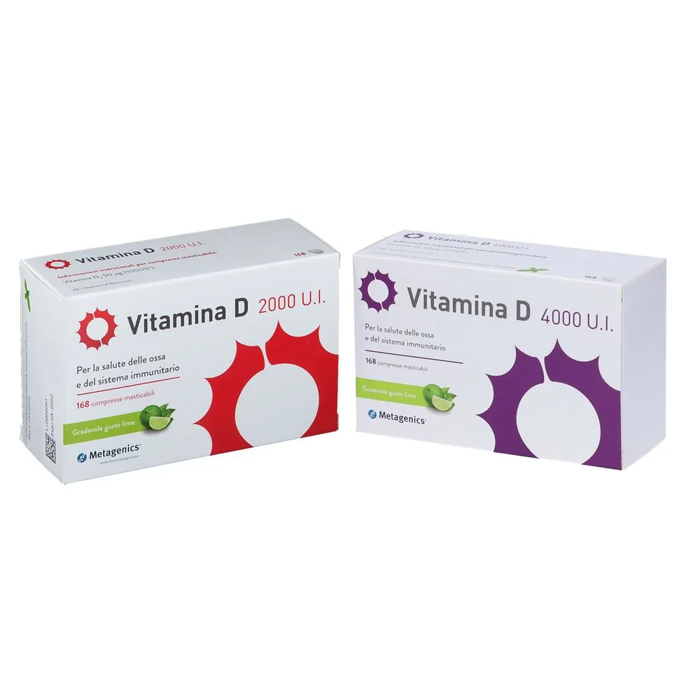 Metagenics™ Vitamina D 4000 UI + Vitamina D 2000 UI