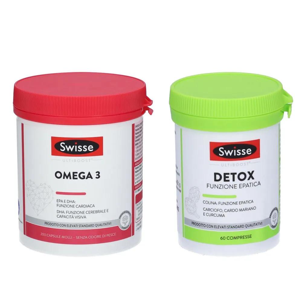 Swisse Detox + Swisse Ultiboost Omega 3