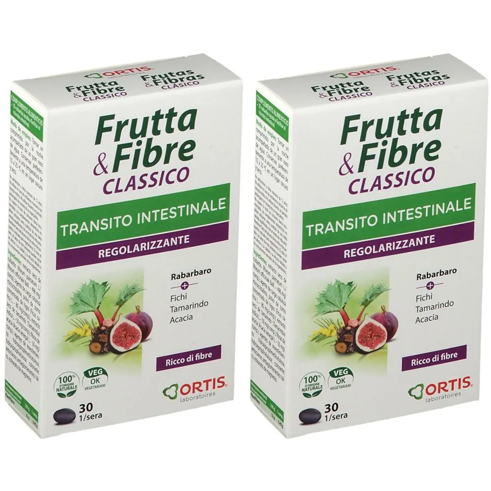 Ortis Frutta&Fibre Classico Compresse Set da 2