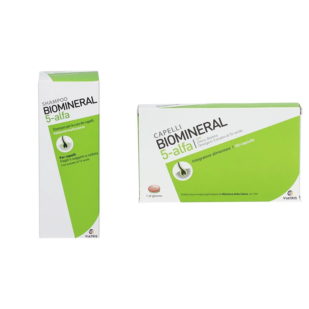 BIOMINERAL 5-alfa Capelli + Shampoo