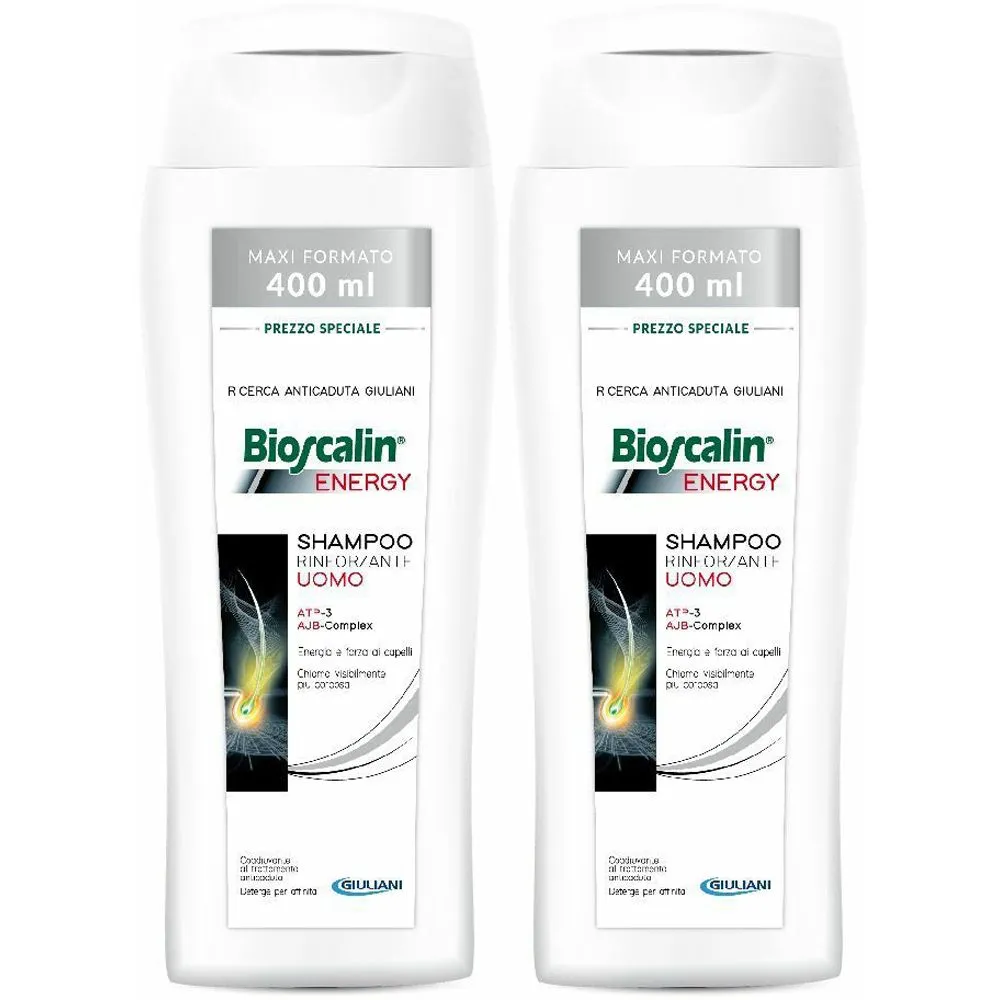 Bioscalin® Energy Shampoo Rinforzante Uomo Set da 2