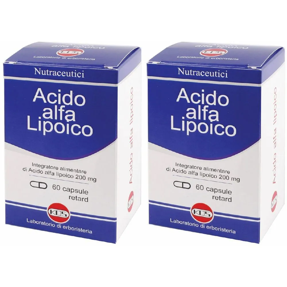 KOS Nutraceutici Acido Alfa-Lipoico Set da 2