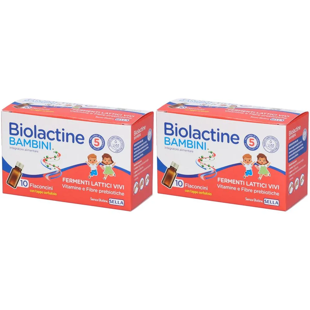 Biolactine Bambini Fermenti Lattici Set da 2