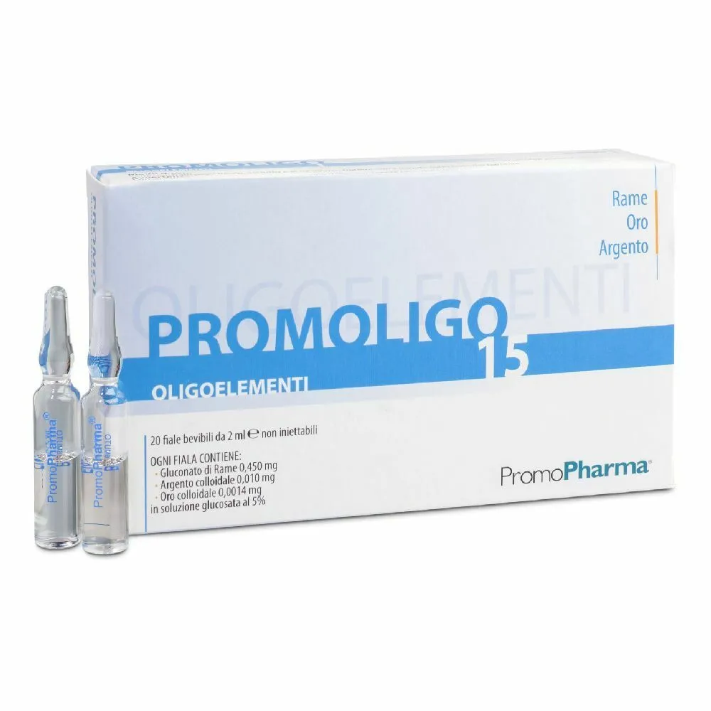 PromoPharma®  15 Rame/Oro/Argento Oligoelementi