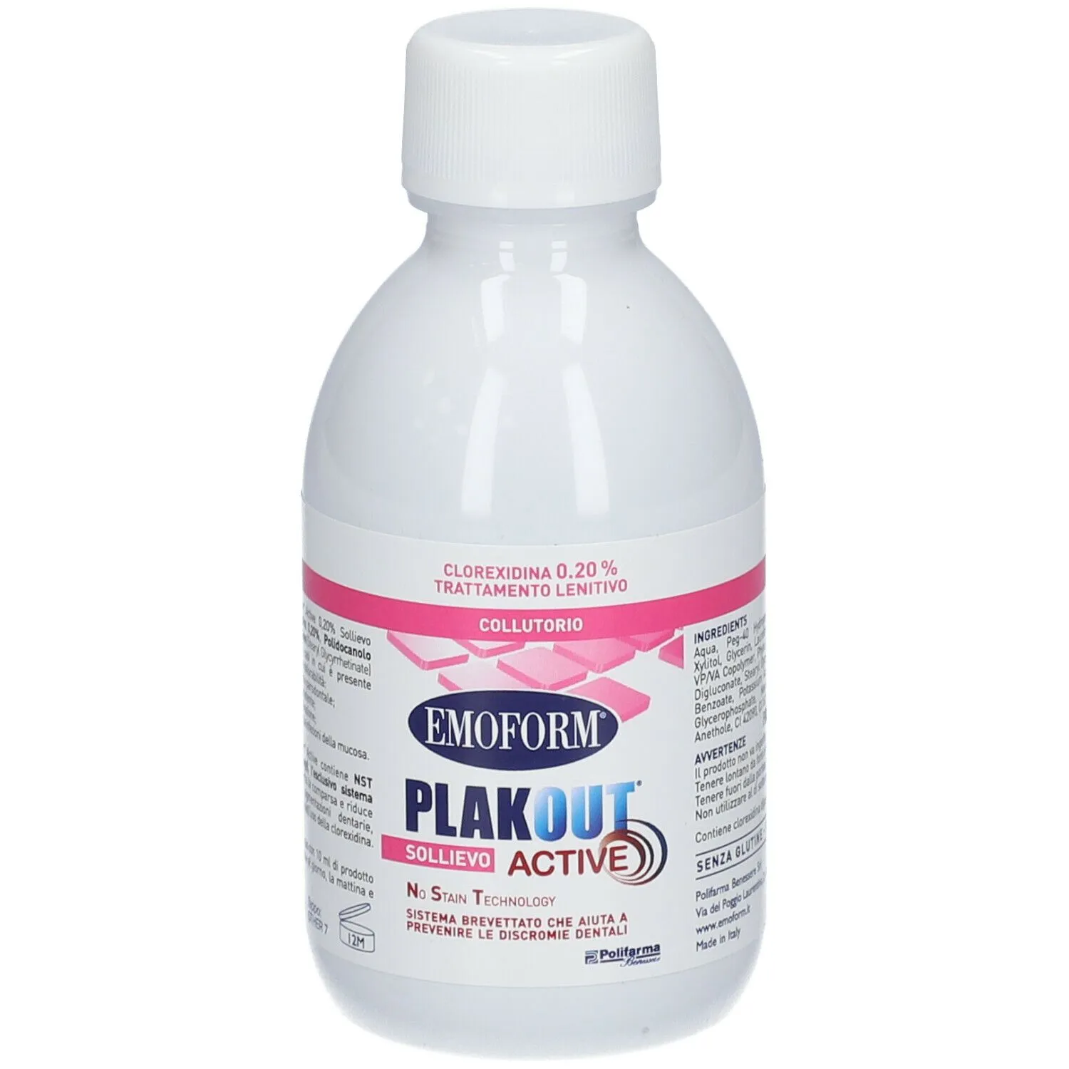 PlakOut® Active Sollievo 0,20% Collutorio