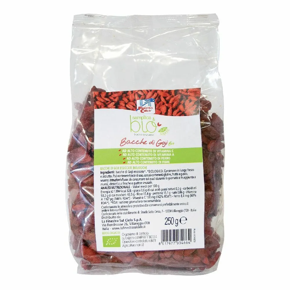 Goji Bacche 250G Bio Sempl&Bio