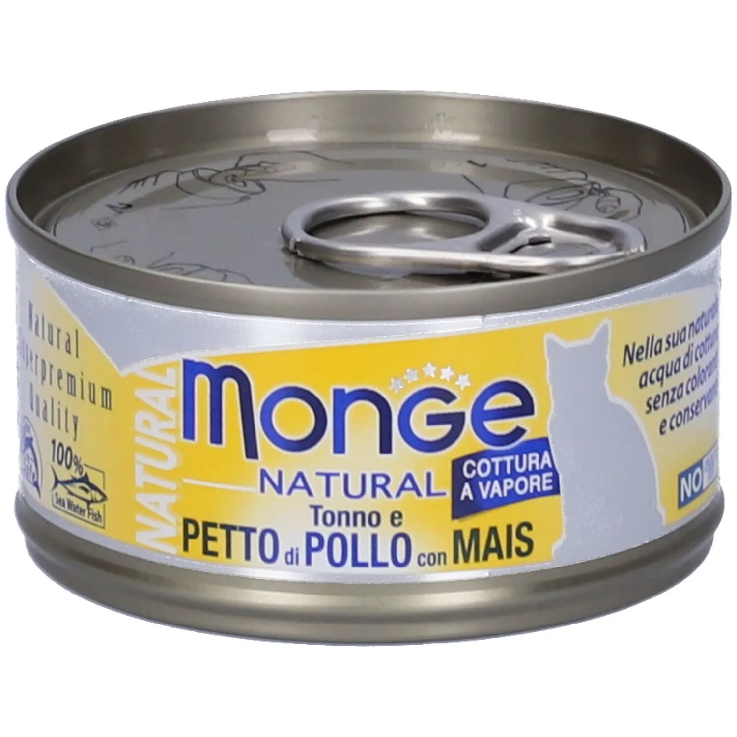 Monge Natural Tonno E Petto Di Pollo Con Mais