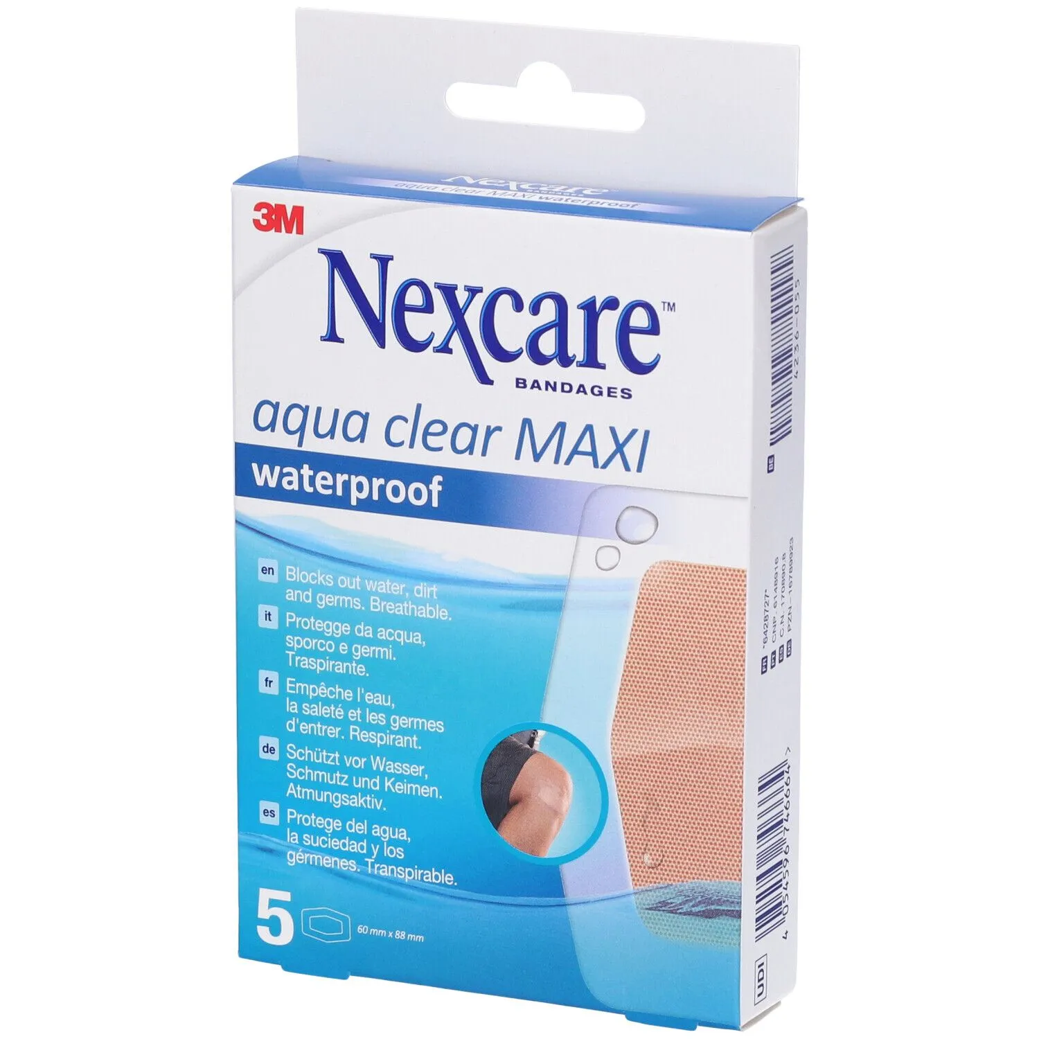 Nexcare™ Cerotti Aqua 360° MAXI 60 mm x 88mm