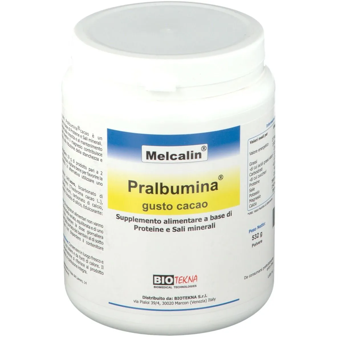 Melcalin® Pralbumina® Gusto Cacao