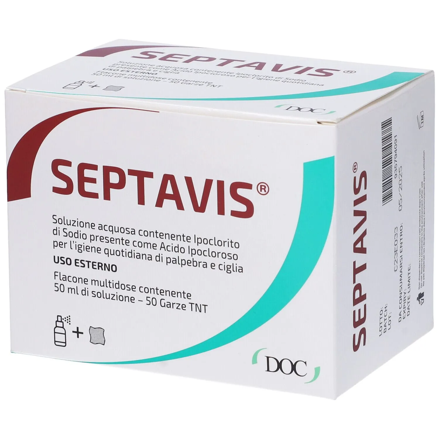 Septavis Soluzione + 50 Garze TNT Sterili