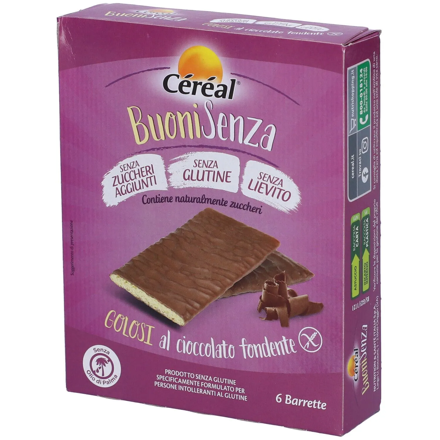 Céréal® BuoniSenza Golosi al Cioccolato Fondente