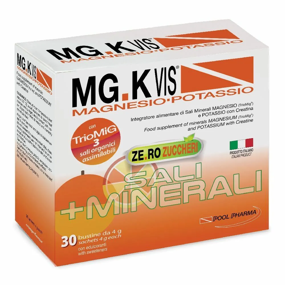 MG.K VIS® Magnesio e Potassio ZE.RO Zuccheri Bustine