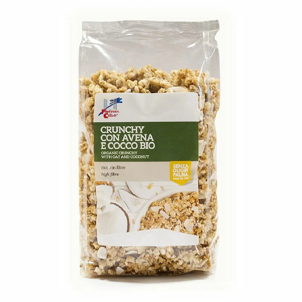 Crunchy Avena Cocco 375G Bio