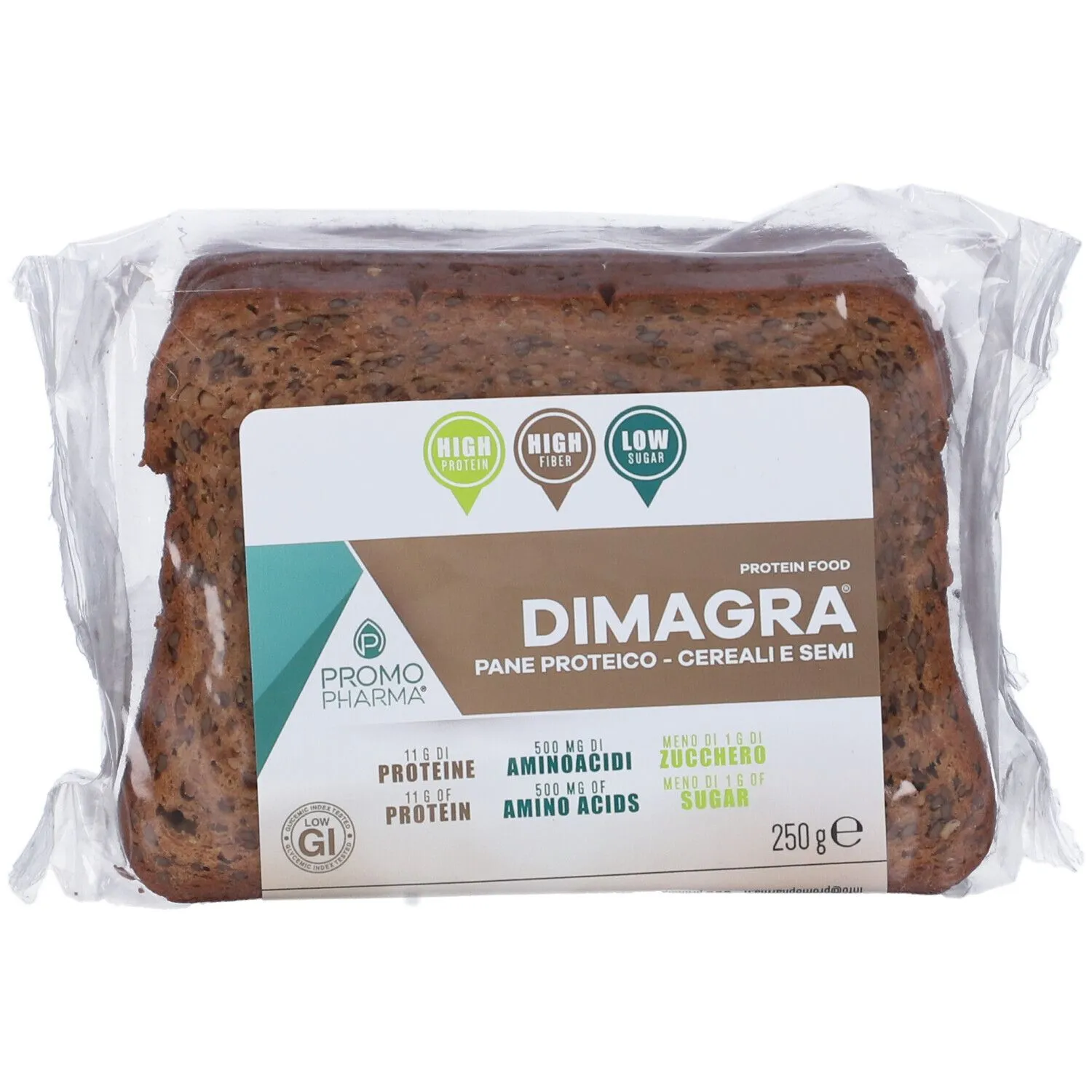 PromoPharma® Dimagra® Pane Proteico – Cereali e Semi