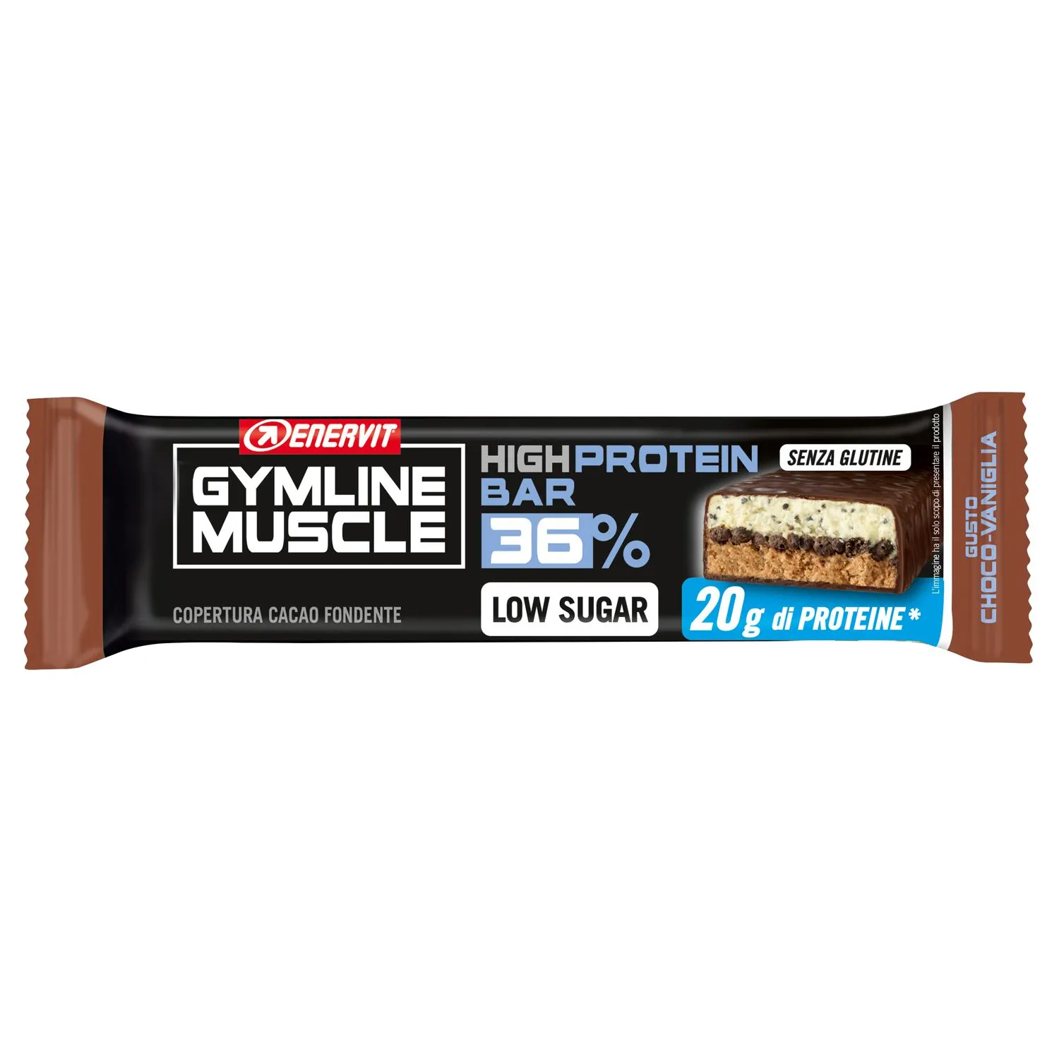 ENERVIT® Gymline Muscle High Protein Bar 36% Gusto Choco-Vaniglia