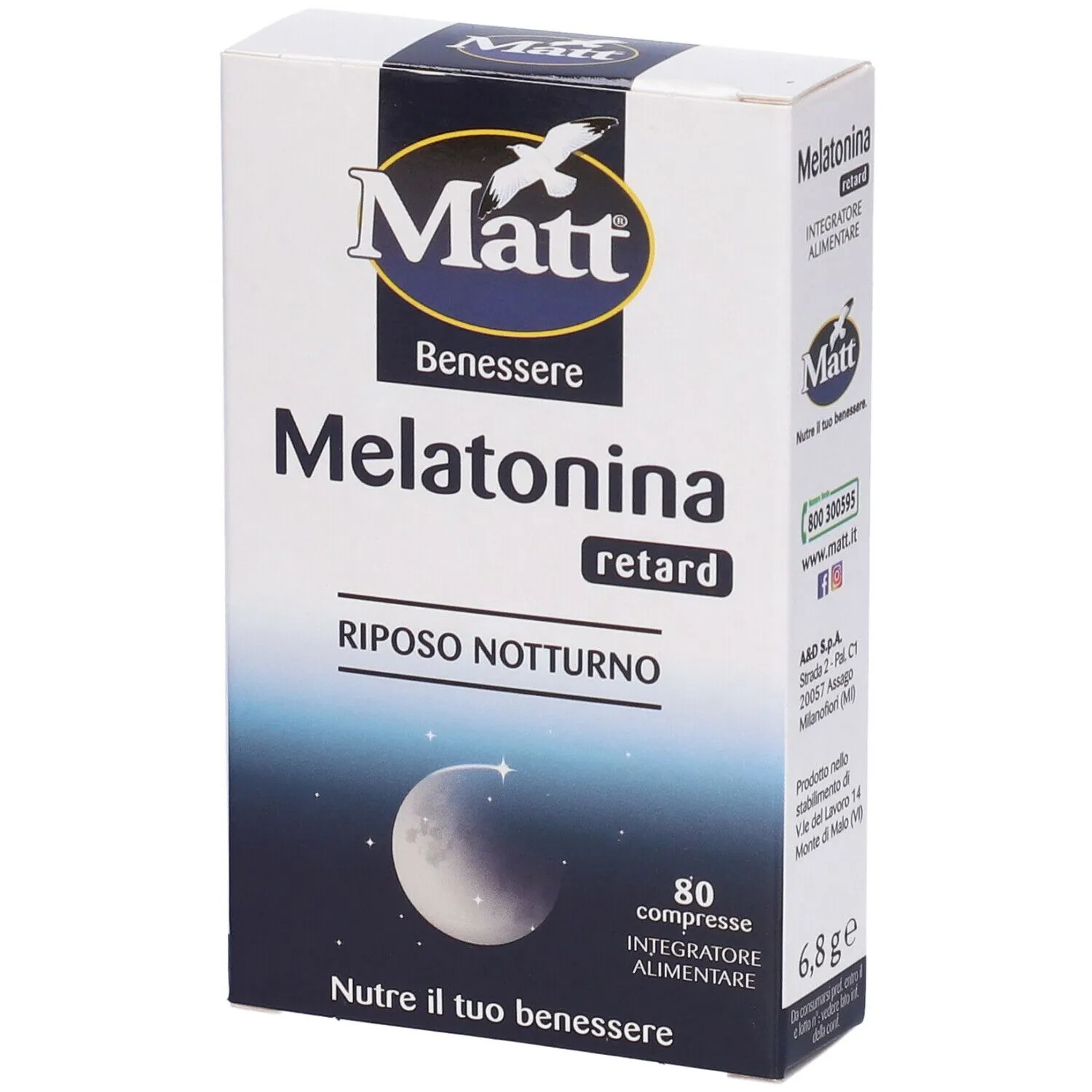 Matt® Benessere Melatonina retard