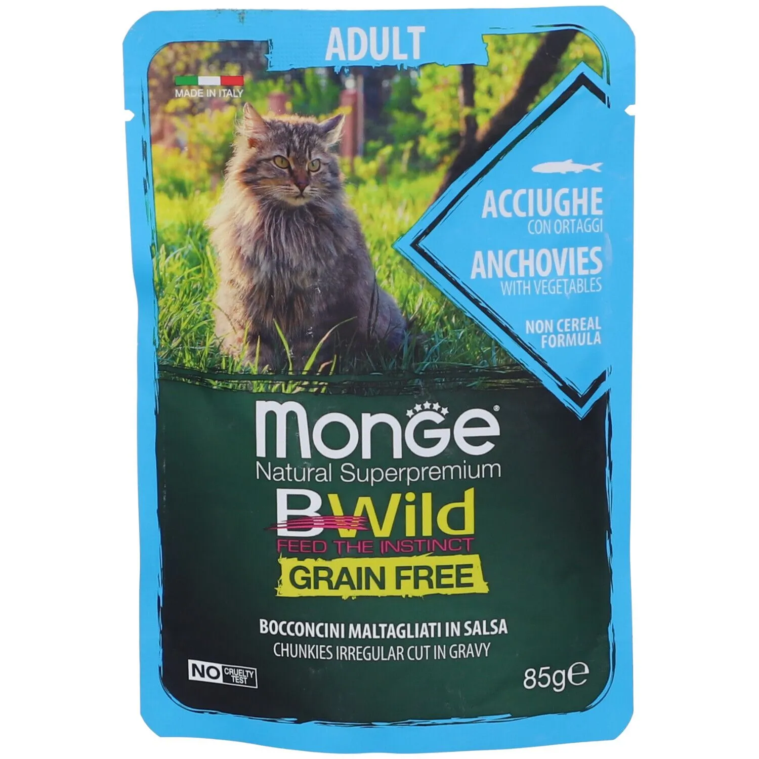 Monge Bwild Busta Adult Acciughe/Ortaggi