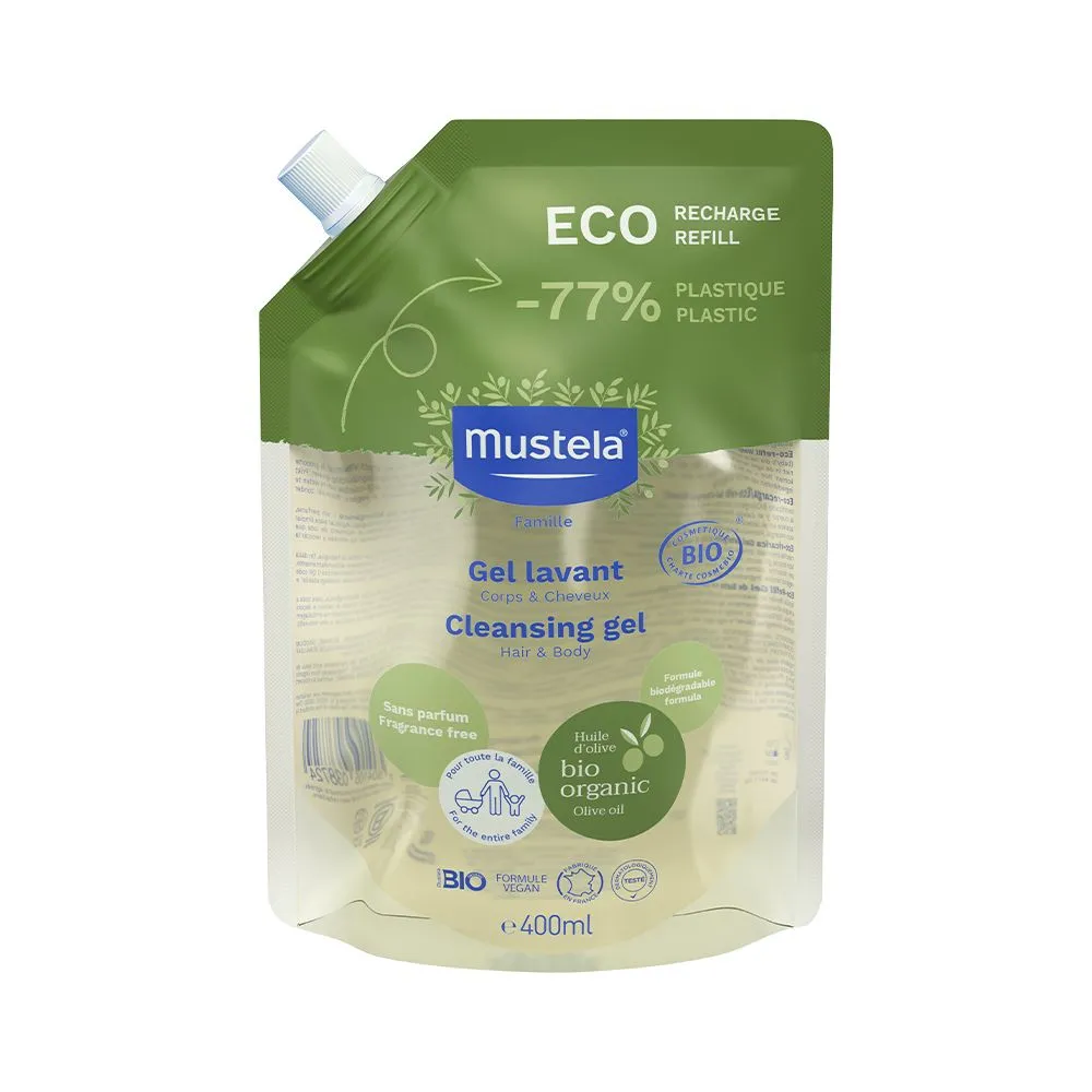 Mustela® Gel Detergente Eco-refill Gel Detergente Certificato Bio Detersione