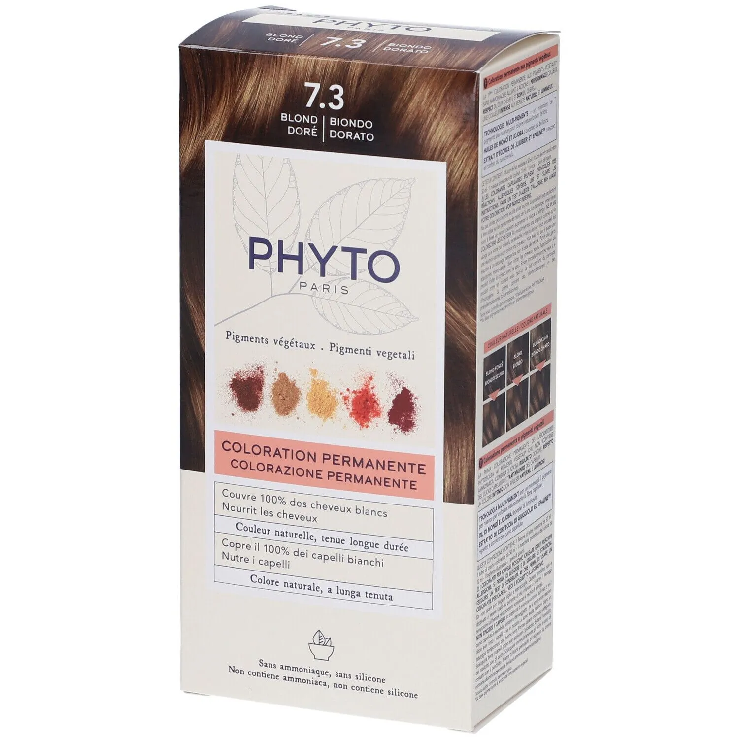 PHYTO Color Kit 7,3 Biondo Dorato