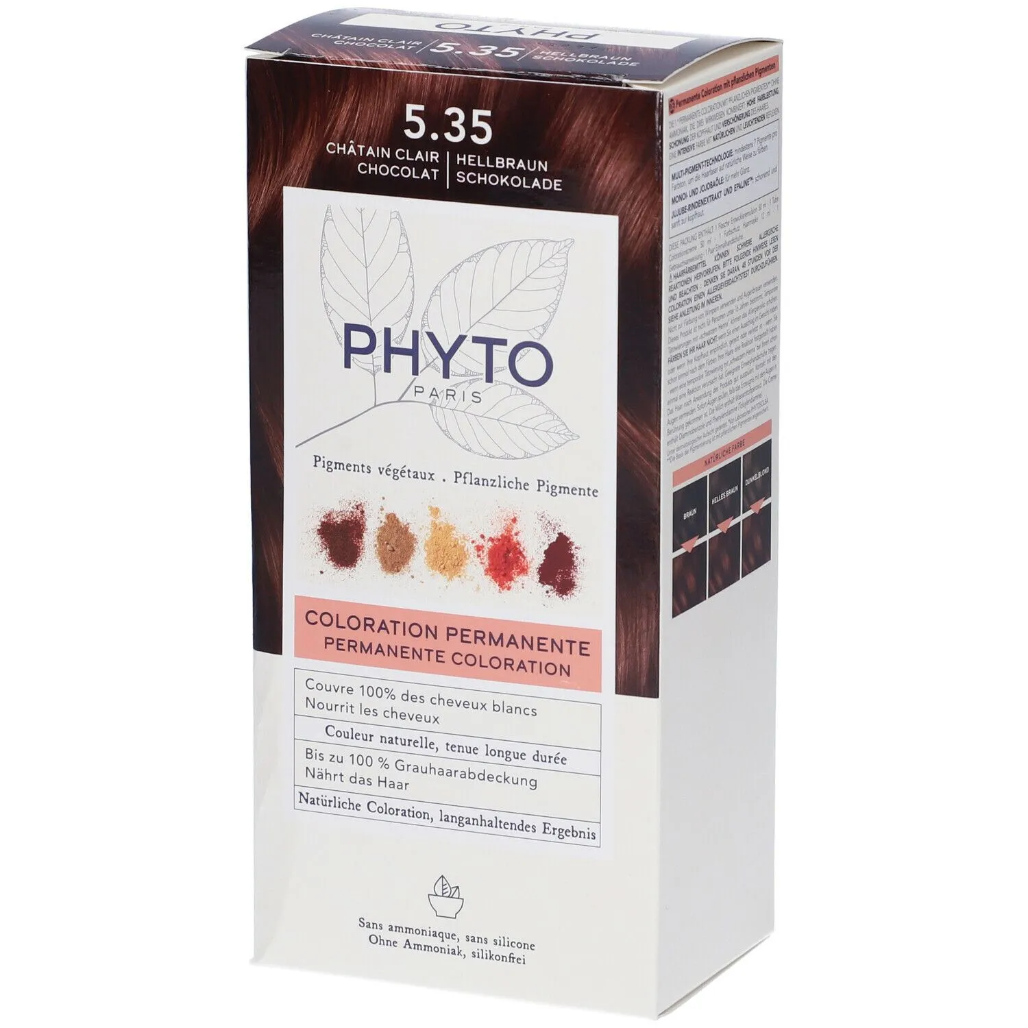 PHYTO Color Kit 5,35 Castano Chiaro Cioccolato