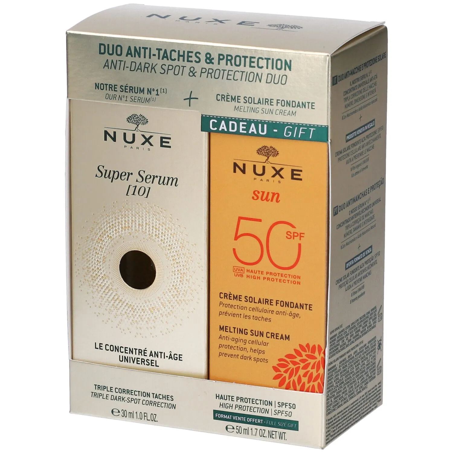 Nuxe Kit Super Serum 30 Ml + Sun Crema Viso Spf 50