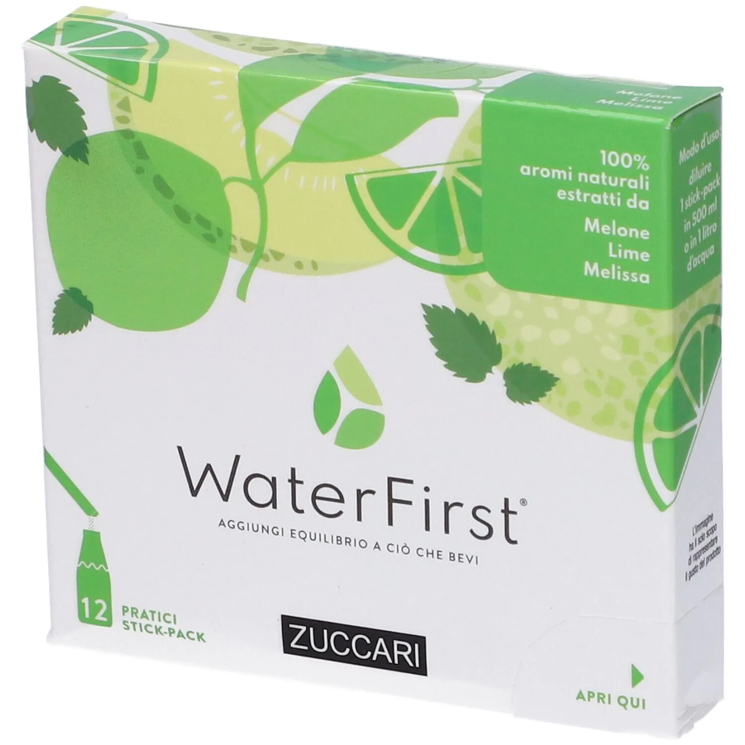 WaterFirst Melone, Lime, Melissa